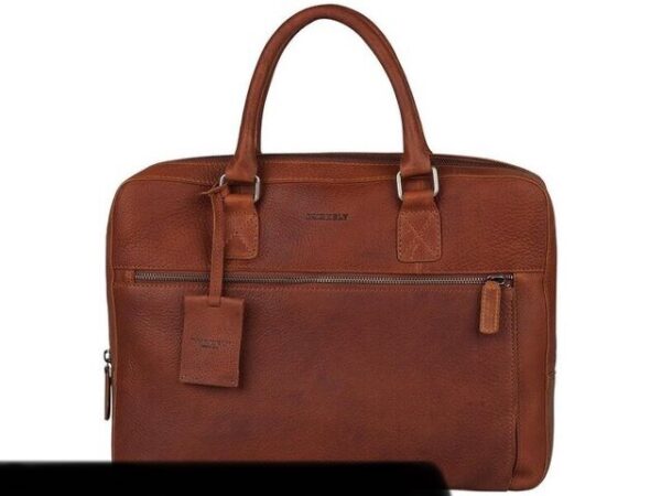 Burkely Laptop Bag Antique Avery Leather - cognac