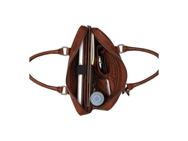Burkely Laptop Bag Antique Avery Leather - cognac - Image 4